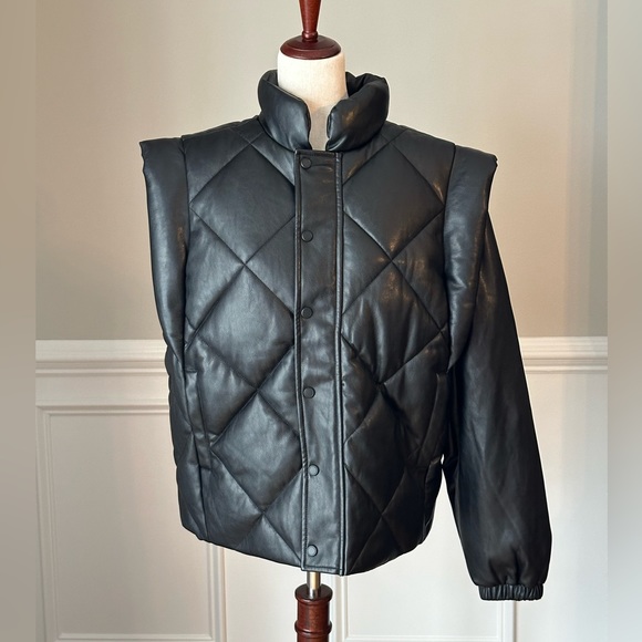 NEW Pistola Callista Puffer Jacket with Removable Sleeves size Medium - Picture 5 of 16